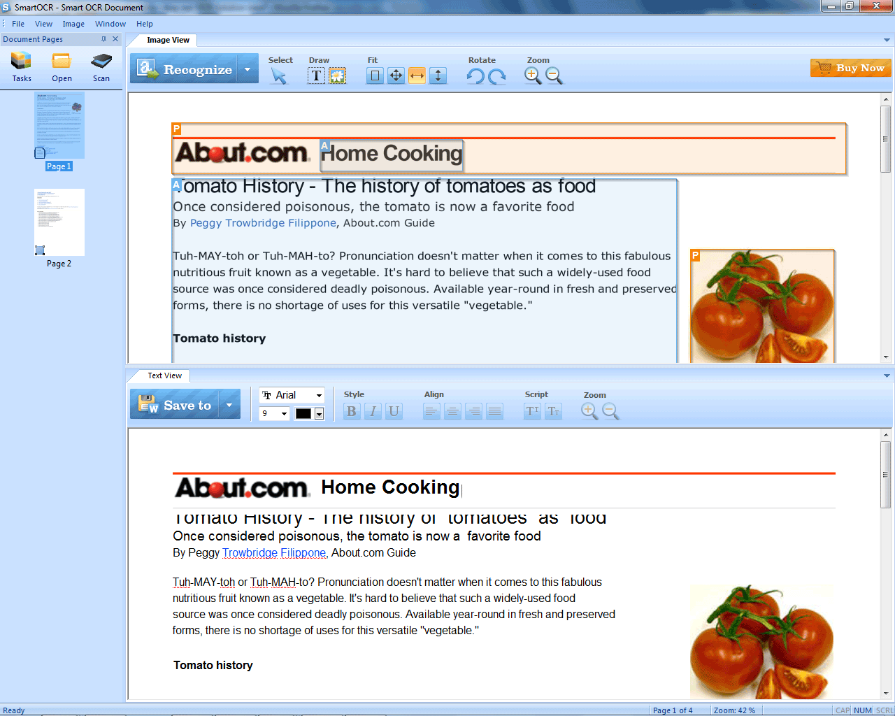 Smart OCR 7.4 screenshot